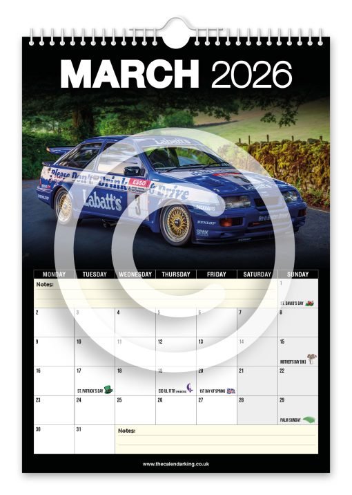 Sierra Cosworth Novelty Calendar - Image 4