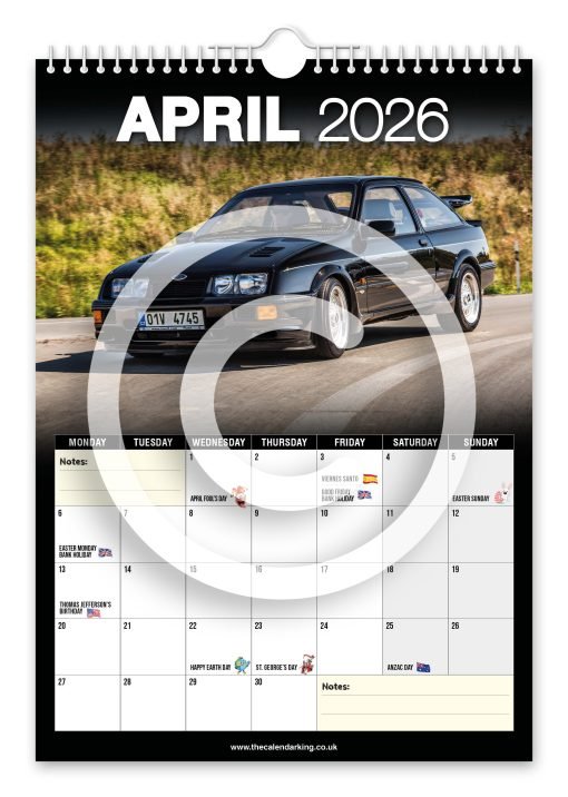 Sierra Cosworth Novelty Calendar - Image 5