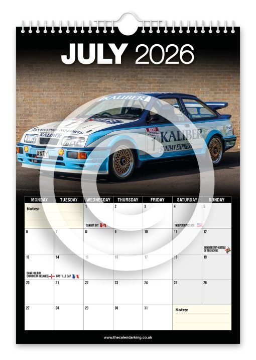 Sierra Cosworth Novelty Calendar - Image 8