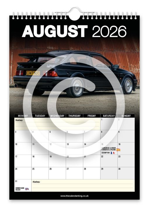 Sierra Cosworth Novelty Calendar - Image 9