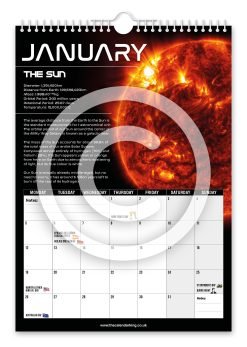 Alternative view of Space Novelty Calendar