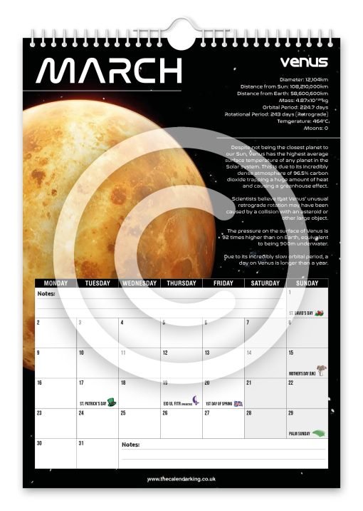 Space Novelty Calendar - Image 4