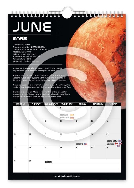 Space Novelty Calendar - Image 7