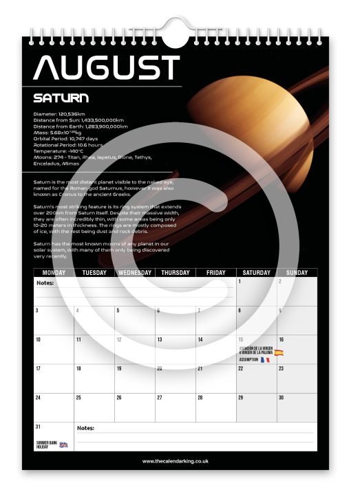 Space Novelty Calendar - Image 9
