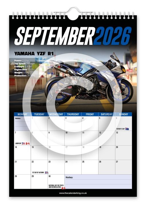 Superbikes Novelty Calendar - Image 10