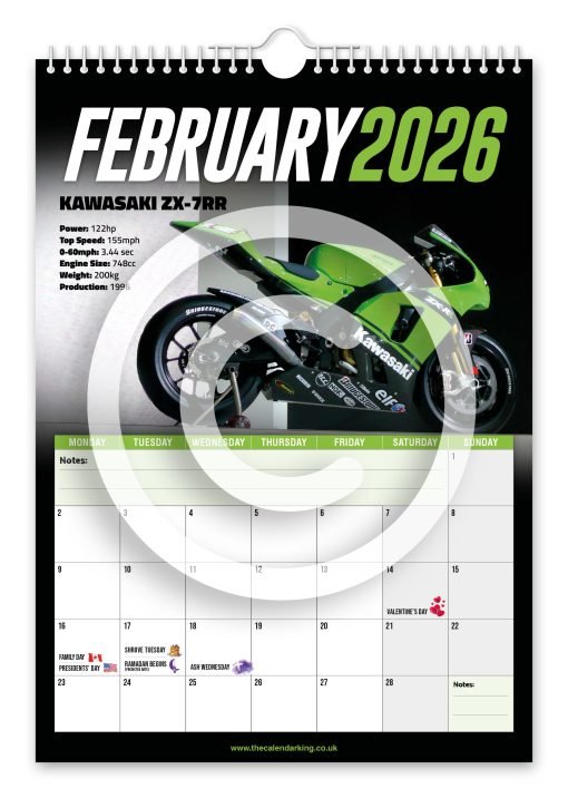 Superbikes Novelty Calendar - Image 3