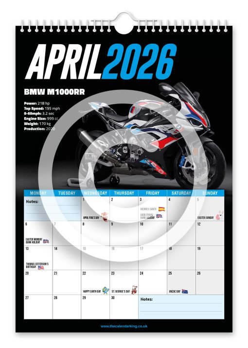 Superbikes Novelty Calendar - Image 5