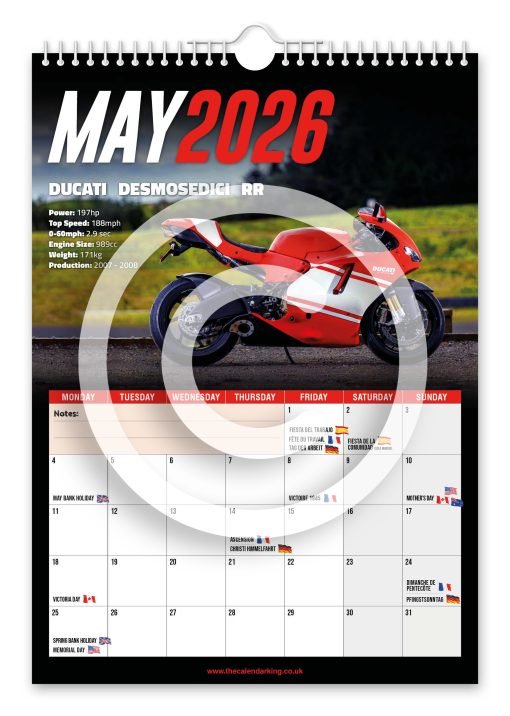 Superbikes Novelty Calendar - Image 6