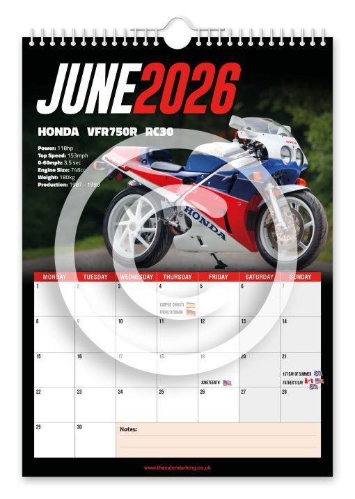 Superbikes Novelty Calendar - Image 7