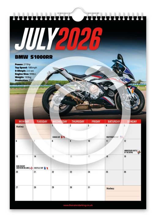Superbikes Novelty Calendar - Image 8