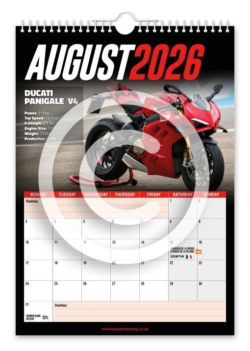 Superbikes Novelty Calendar - Image 9