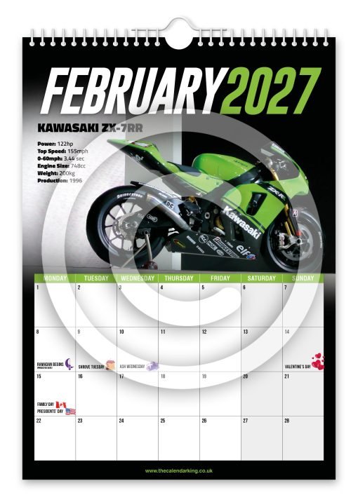 Superbikes Novelty Calendar - Image 3