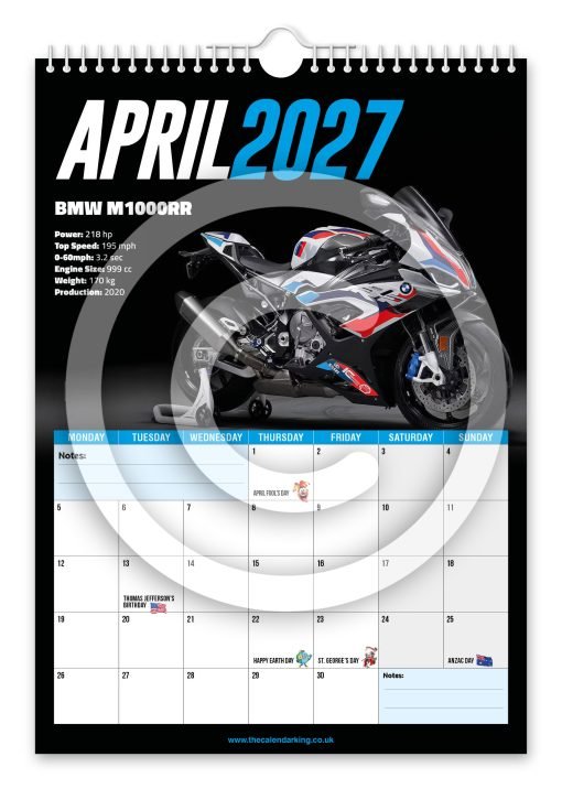 Superbikes Novelty Calendar - Image 5