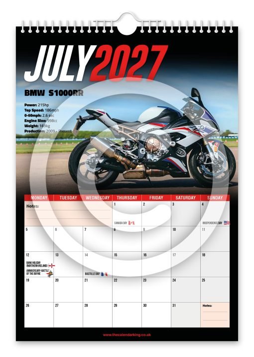 Superbikes Novelty Calendar - Image 8