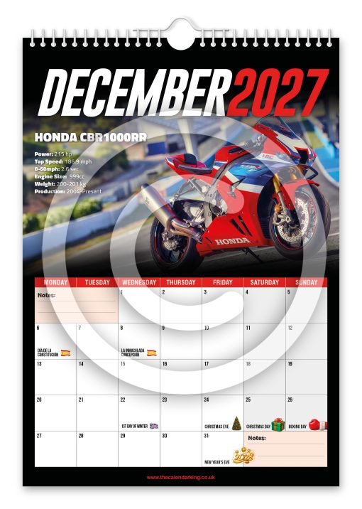 Superbikes Novelty Calendar - Image 13