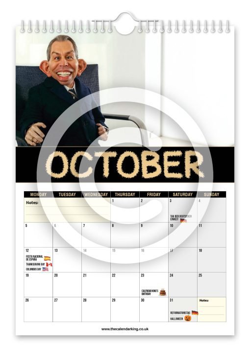 Tony Bliar Novelty Calendar - Image 11