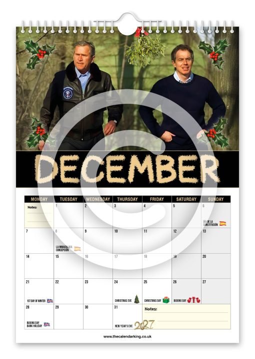 Tony Bliar Novelty Calendar - Image 13