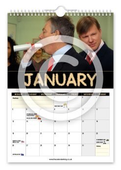Alternative view of Tony Bliar Novelty Calendar