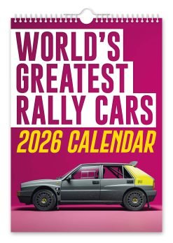 World's Greatest Rally Cars Novelty Calendar