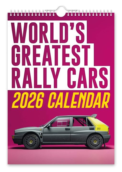 World's Greatest Rally Cars Novelty Calendar