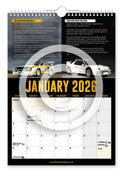 Alternative view of World's Greatest Rally Cars Novelty Calendar