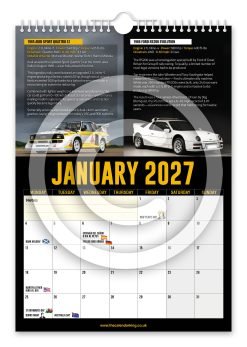 Alternative view of World's Greatest Rally Cars Novelty Calendar