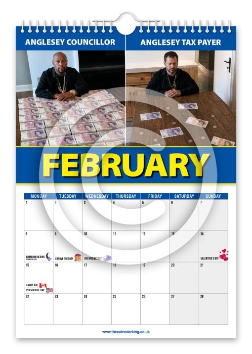 Anglesey Council Novelty Calendar - Image 3