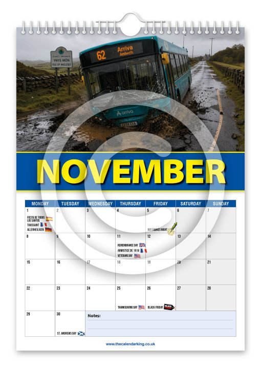 Anglesey Council Novelty Calendar - Image 12