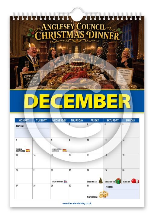 Anglesey Council Novelty Calendar - Image 13