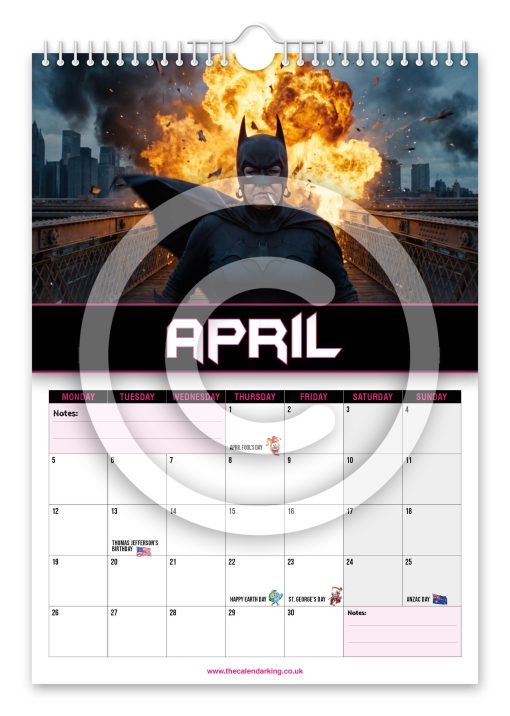 Bat Butcher Novelty Calendar - Image 5