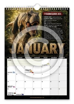 Alternative view of Dinosaurs Novelty Calendar
