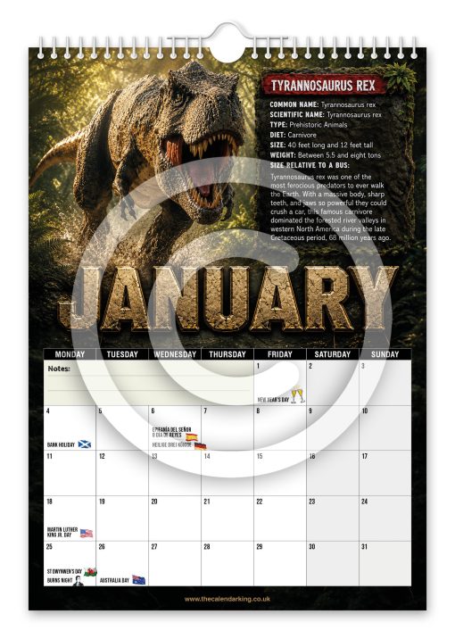 Dinosaurs Novelty Calendar - Image 2