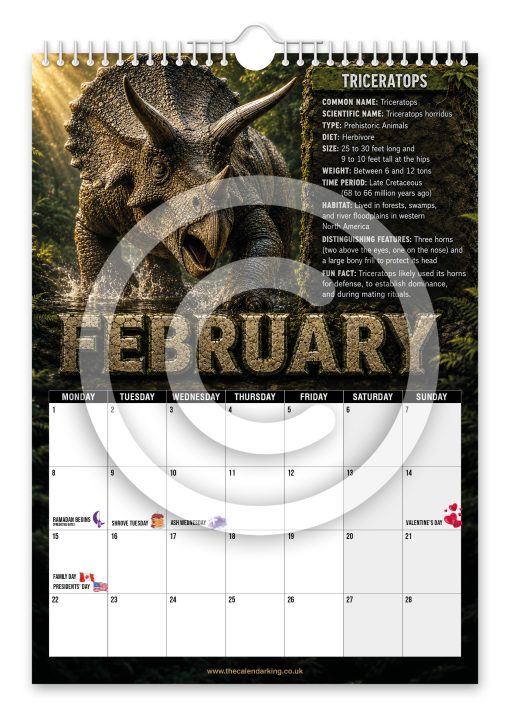 Dinosaurs Novelty Calendar - Image 3