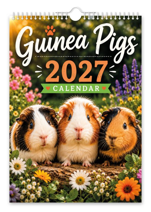 Guinea Pigs Novelty Calendar