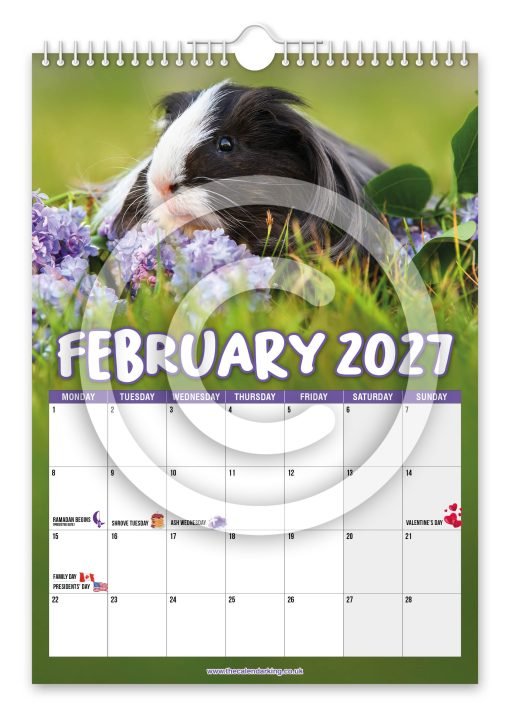 Guinea Pigs Novelty Calendar - Image 3
