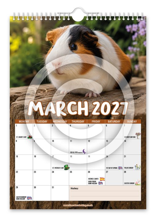 Guinea Pigs Novelty Calendar - Image 4