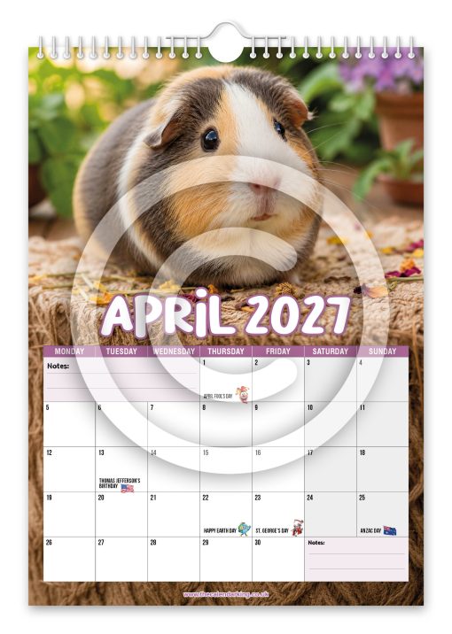 Guinea Pigs Novelty Calendar - Image 5