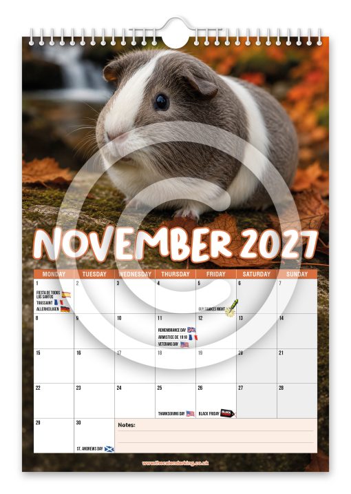 Guinea Pigs Novelty Calendar - Image 12