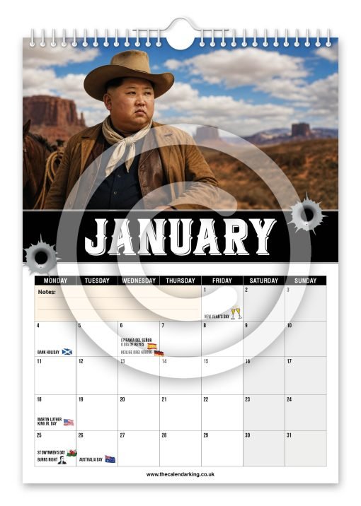 Jong Wayne Novelty Calendar - Image 2