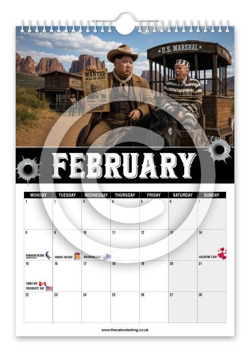 Jong Wayne Novelty Calendar - Image 3