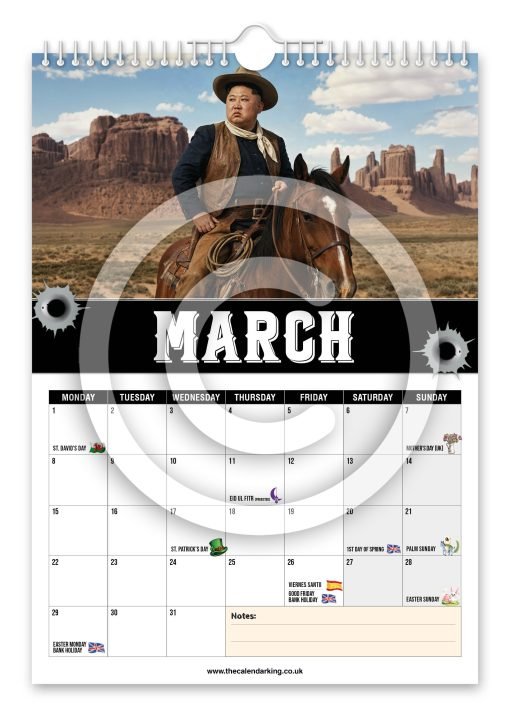 Jong Wayne Novelty Calendar - Image 4