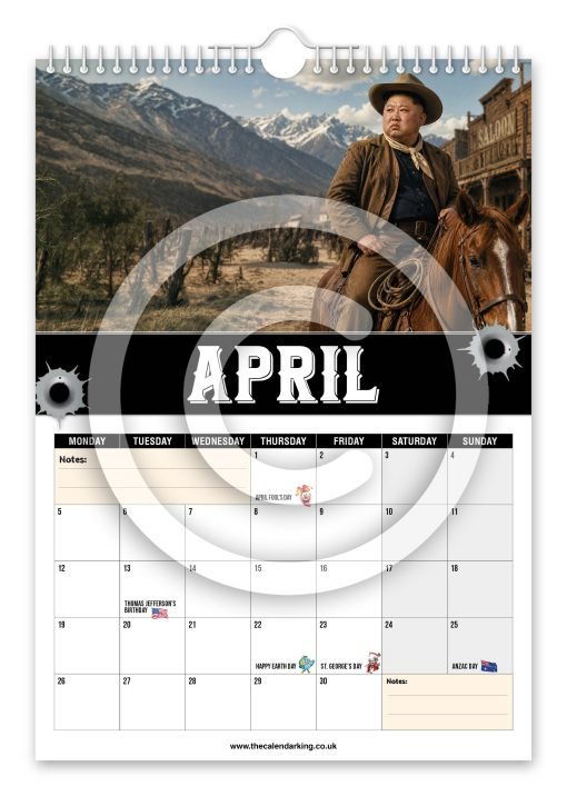 Jong Wayne Novelty Calendar - Image 5