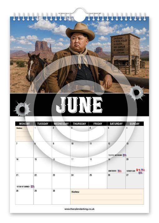 Jong Wayne Novelty Calendar - Image 7