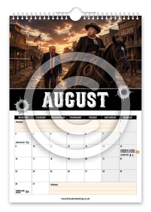 Jong Wayne Novelty Calendar - Image 9