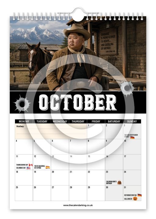 Jong Wayne Novelty Calendar - Image 11