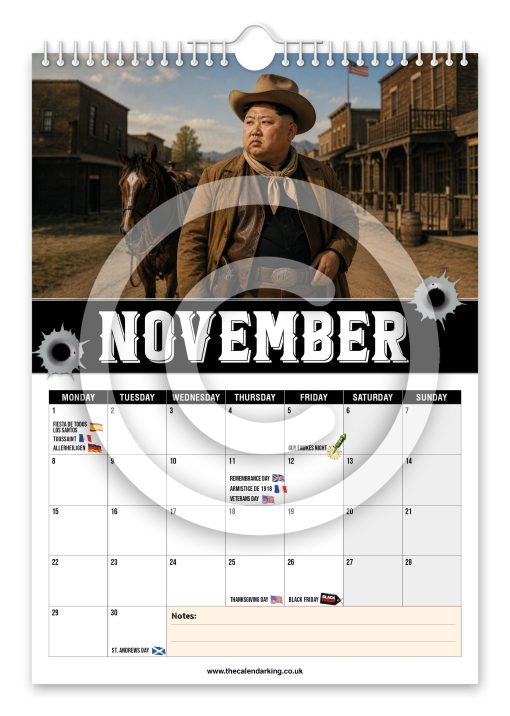 Jong Wayne Novelty Calendar - Image 12