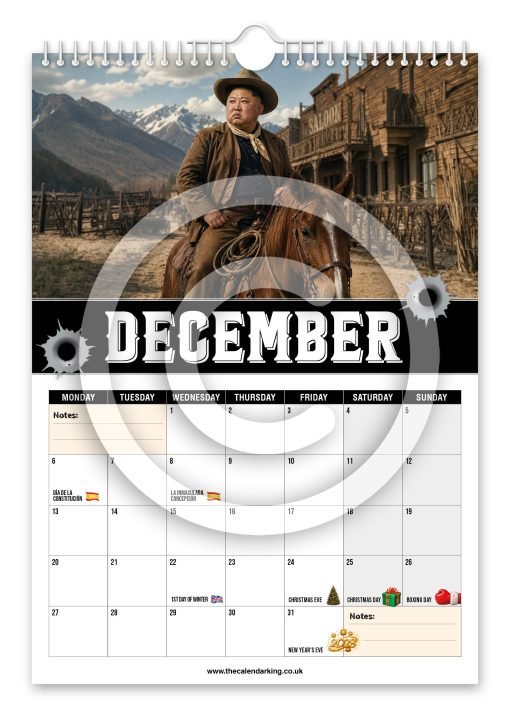 Jong Wayne Novelty Calendar - Image 13