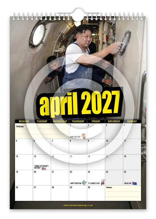 Skim Jong-Un Novelty Calendar - Image 5