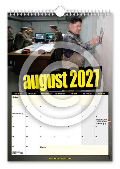 Skim Jong-Un Novelty Calendar - Image 9