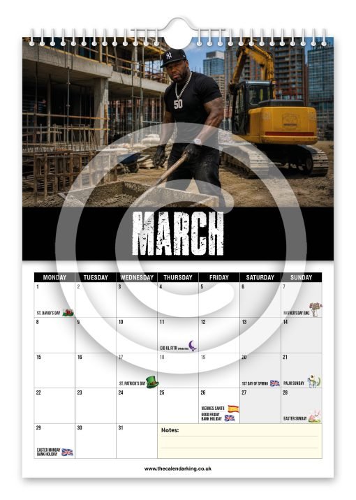 50 Cement Novelty Calendar - Image 4